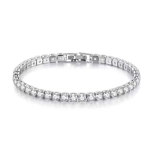 TENNIS BRACELET. - 5MM WHITE GOLD