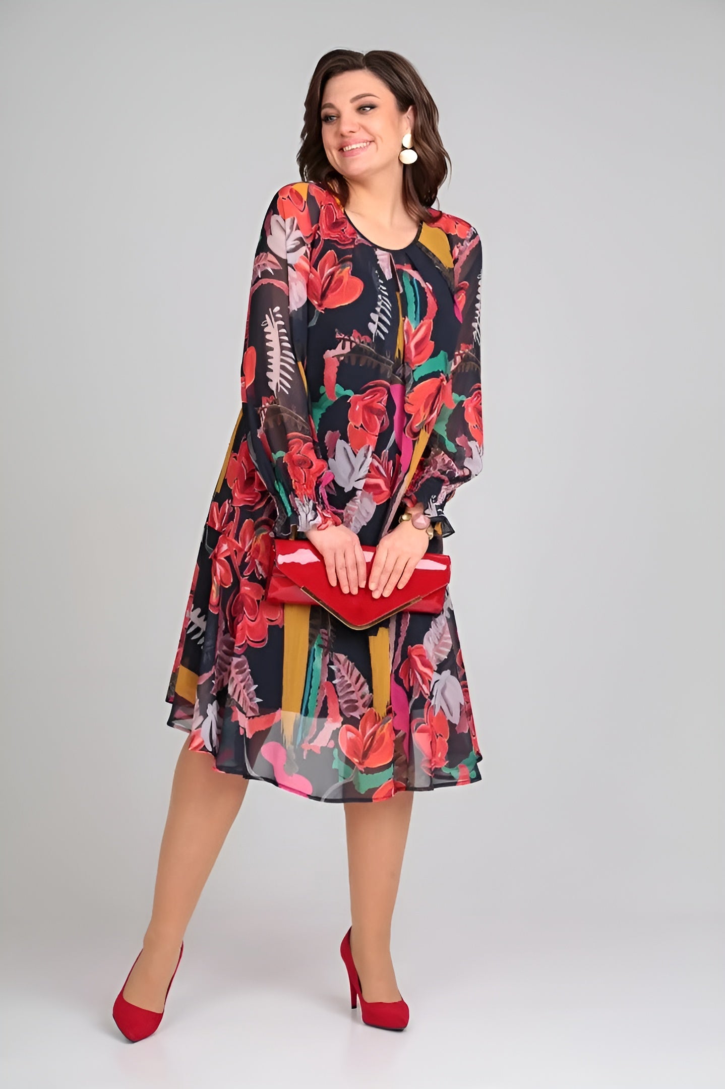 Lesedi Floral Midi Dress