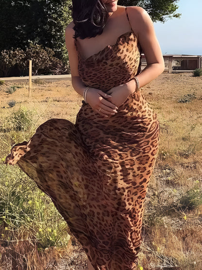 Imamu Maxi dress Leopard Print