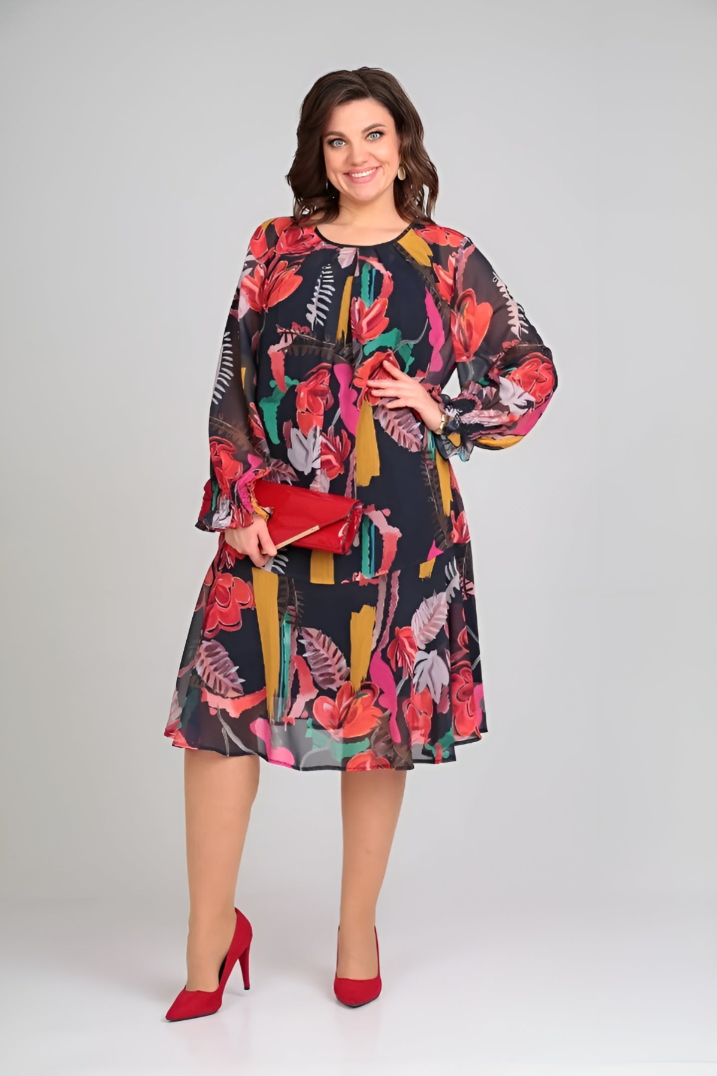 Lesedi Floral Midi Dress