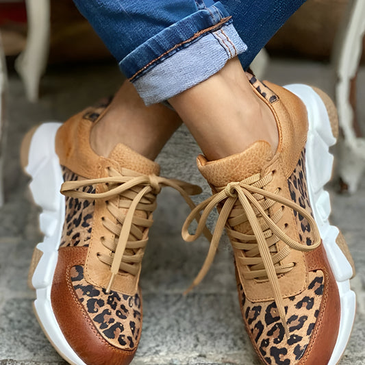 Phezulu Leopard Print Sneakers