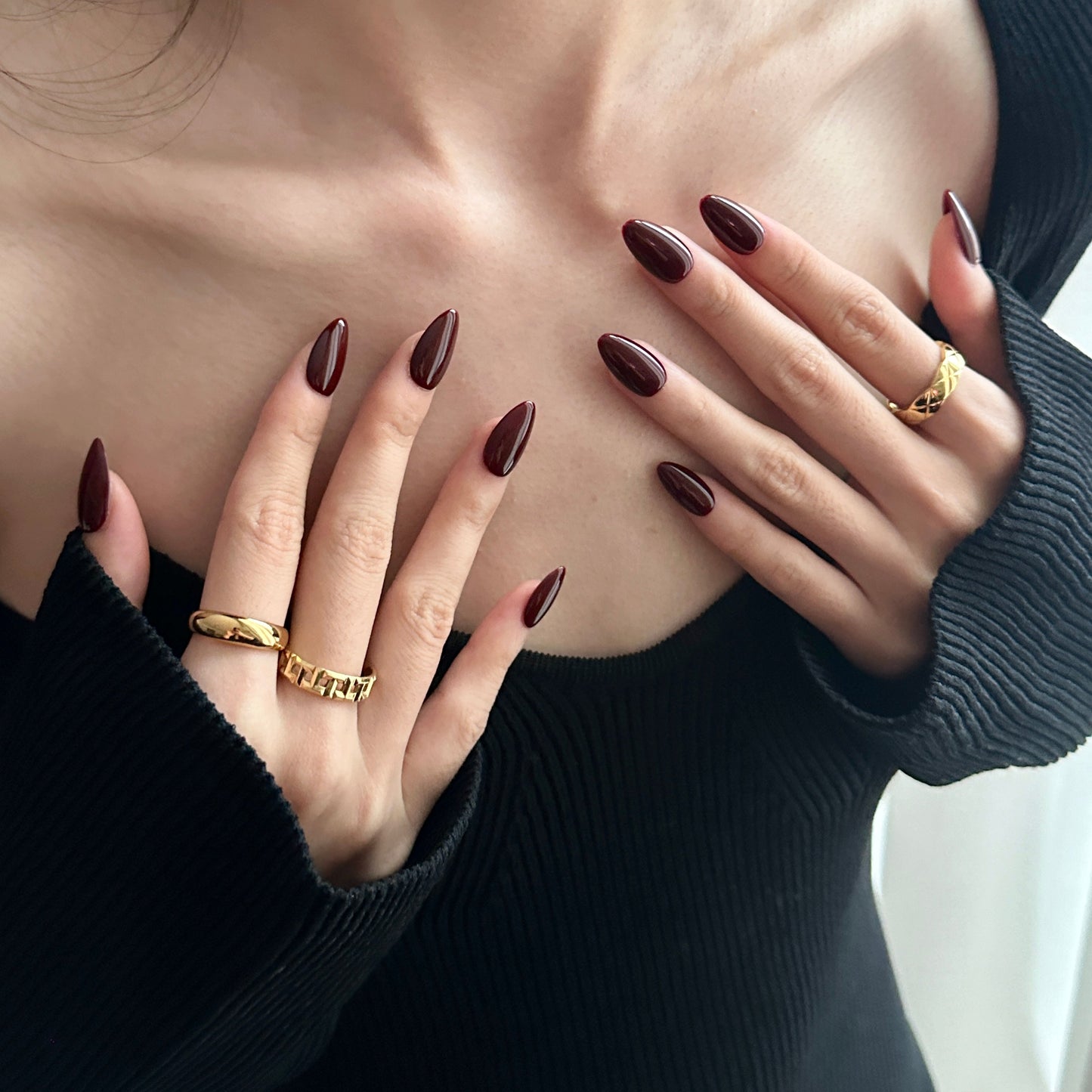 Merlot Press on nails