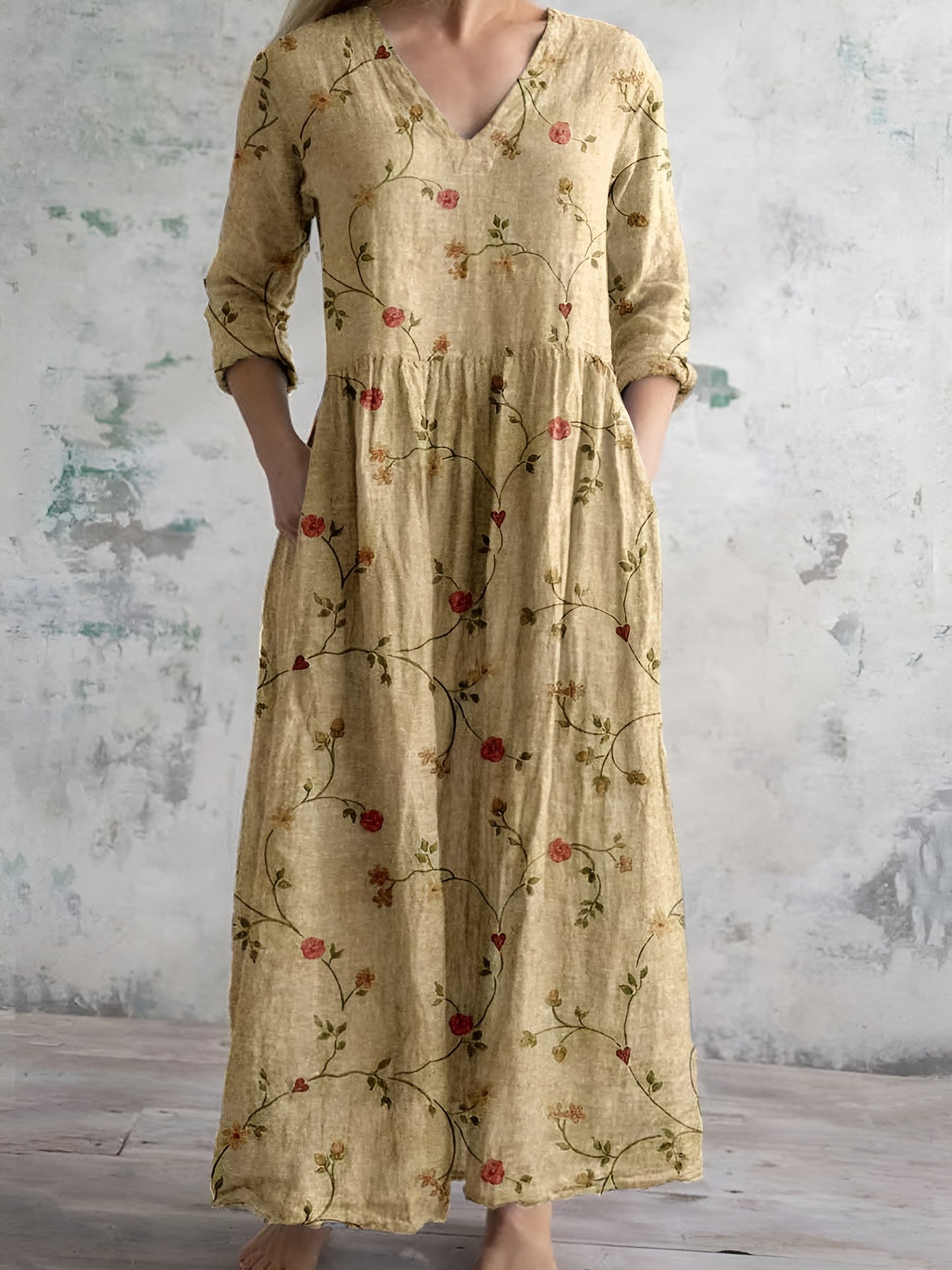 Tiana Orchid Maxi Dress Golden Yellow