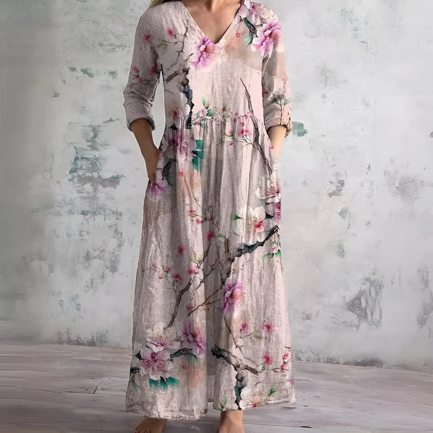 Tiana Orchid Maxi Dress