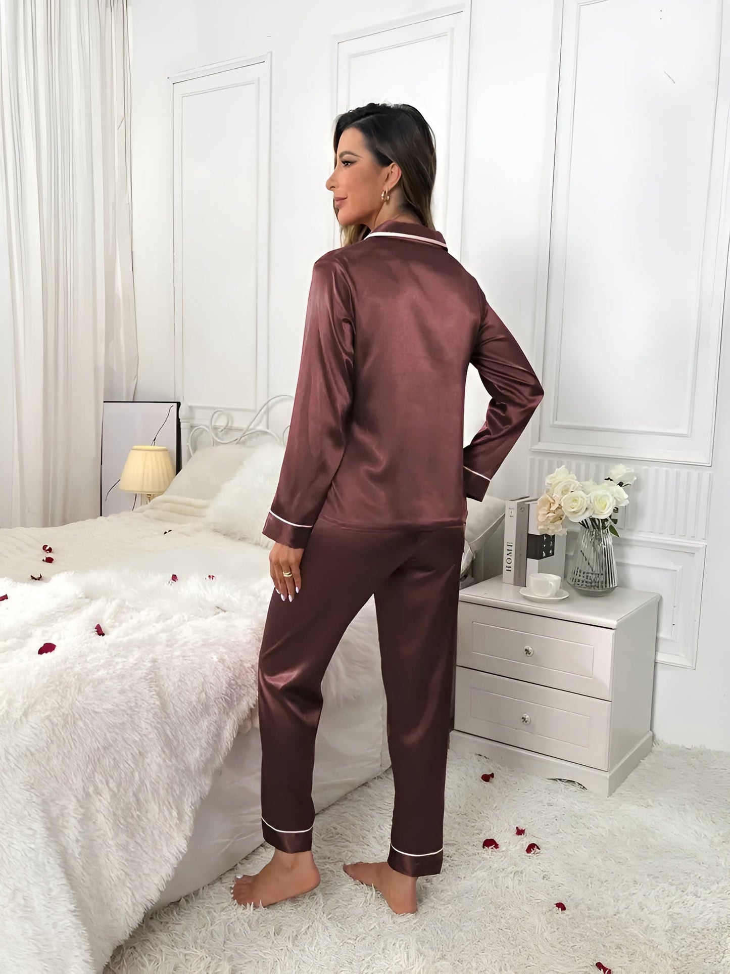 Wendy™ | Satyn Pajama-stel