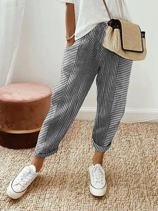 Lily Striped Trousers