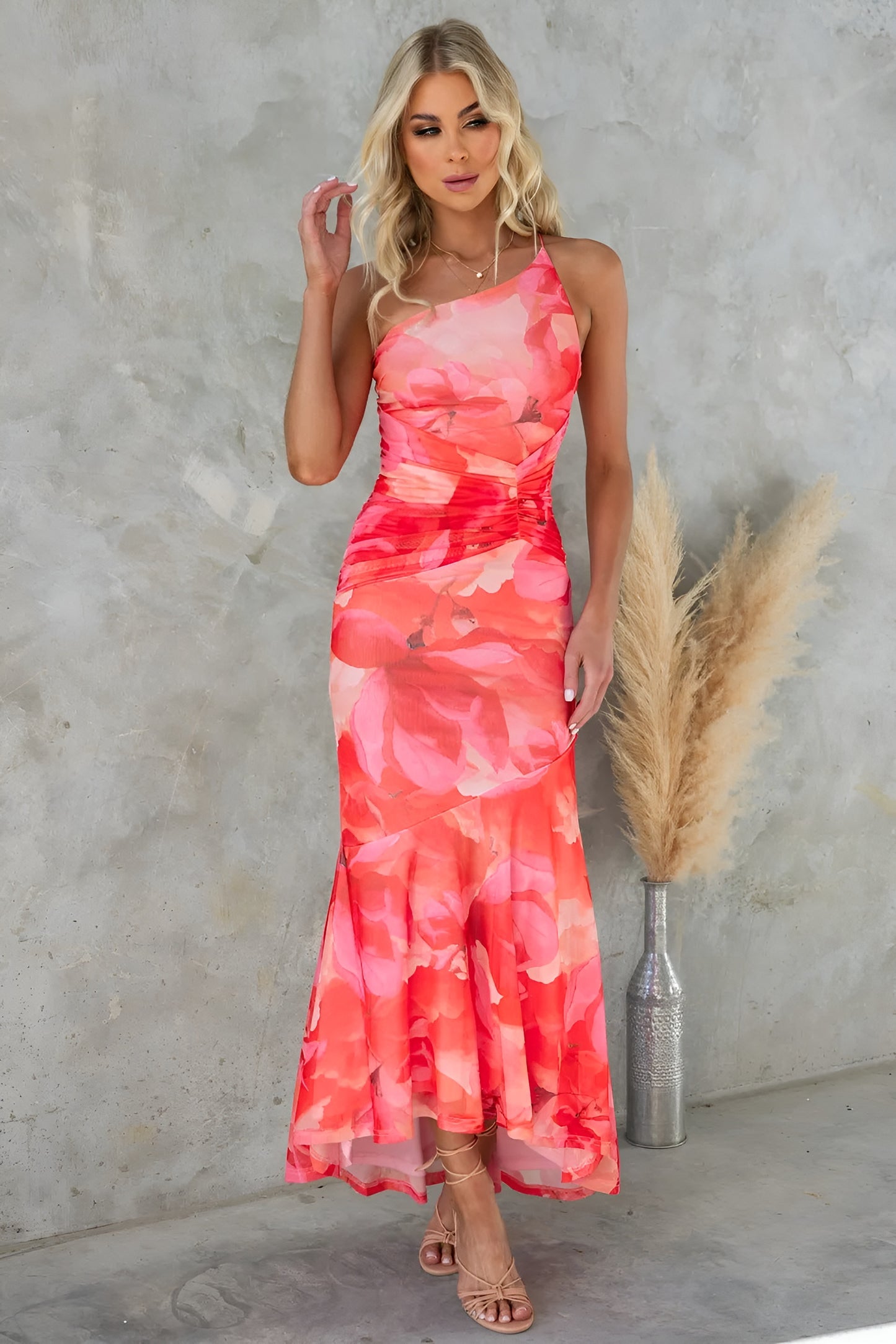 Mbali Pleated Summer Maxi Dress