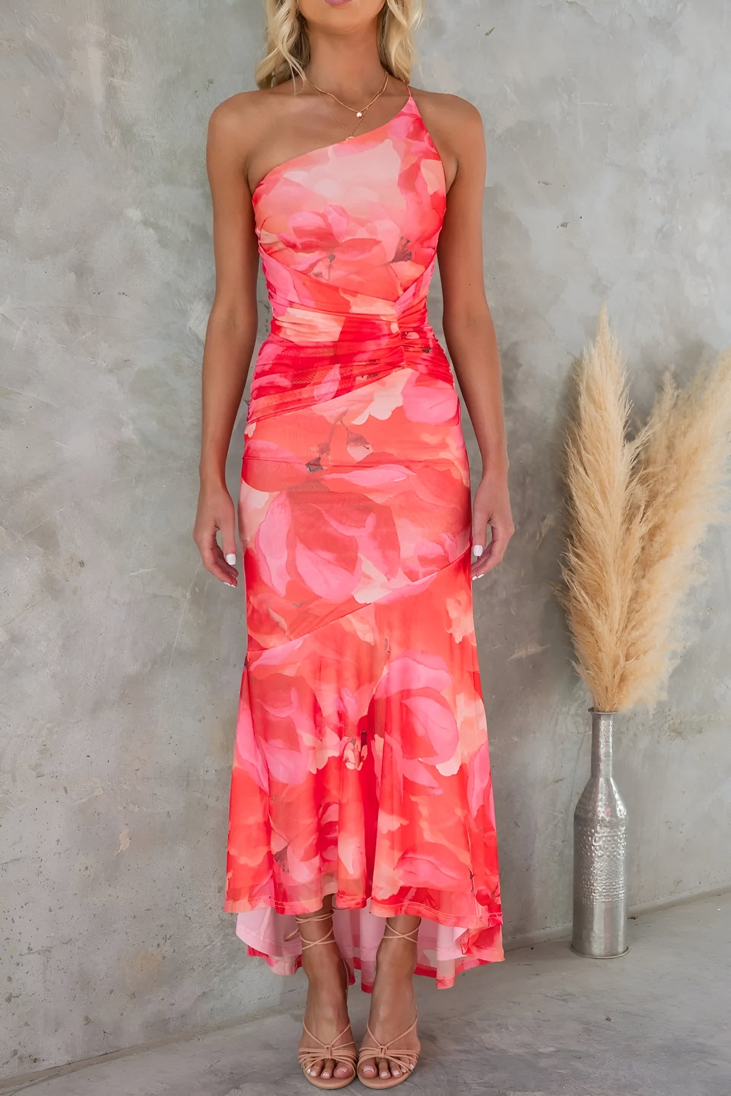 Mbali Pleated Summer Maxi Dress