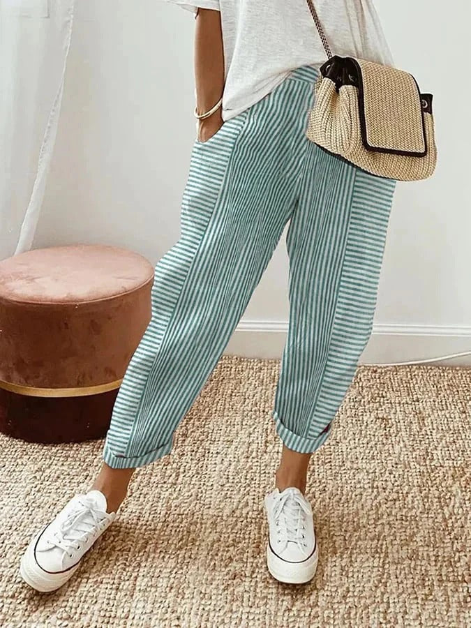 Lily Striped Trousers